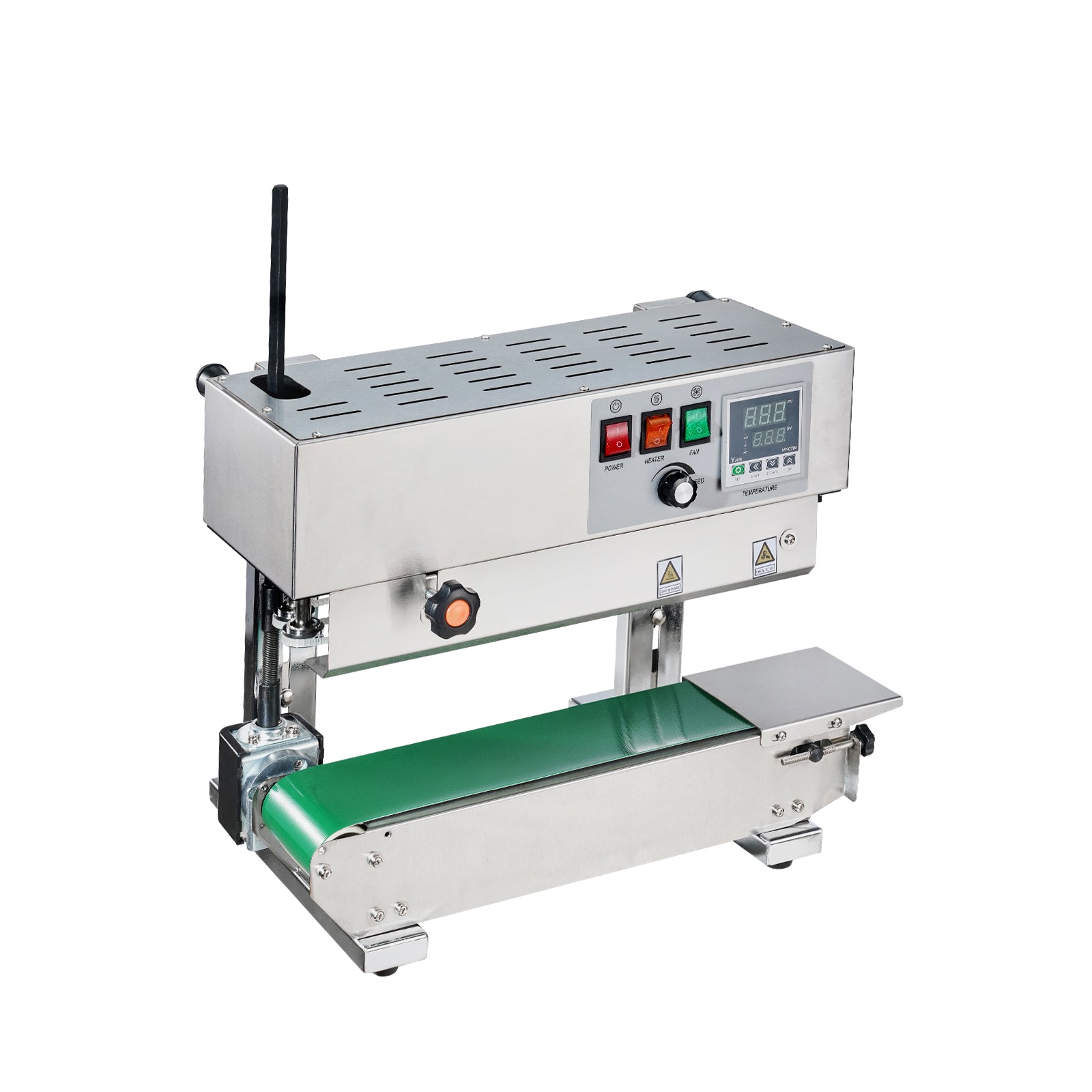 Continuous Bag Band Sealing Machine Vertical Band Sealer Stainless Steel