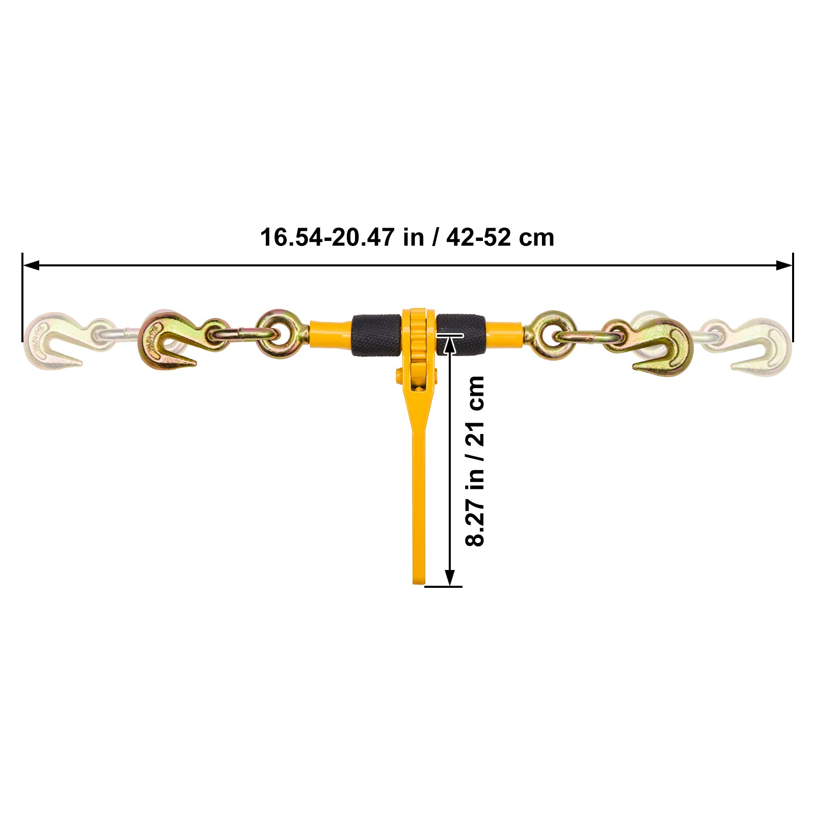 Chain Binder Ratchet Load Binder 1/4"-5/16" 2600 lbs for Tie Down 2 Pack