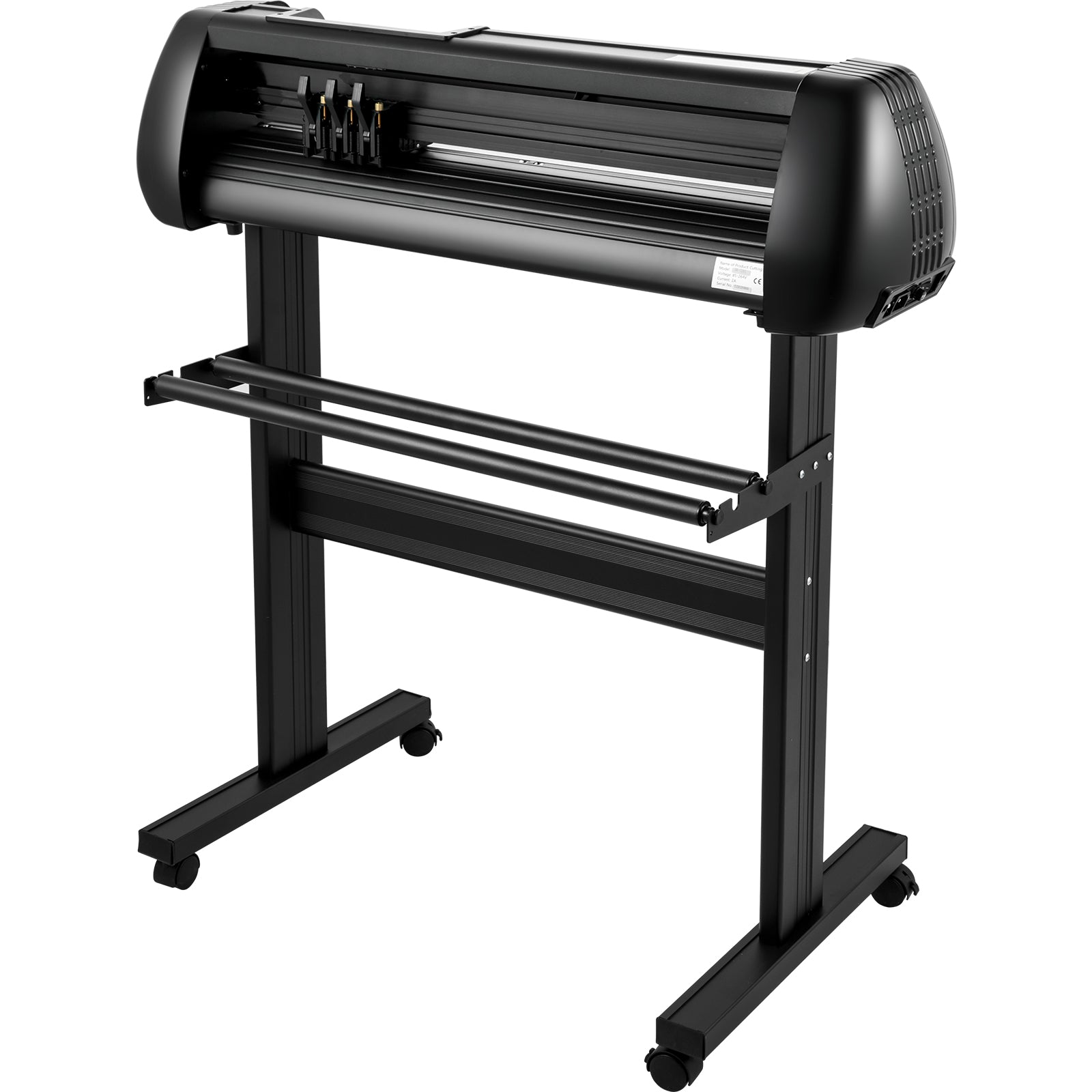 Vinyl Cutter Machine, Upgraded 28 Inch Paper Feed Cutting Plotter Bundle, Adjustable Force & Speed Vinyl Printer with Powerful Stepper Motors, Signmaster Software Compatible with Windows System
