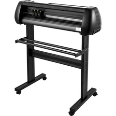 Vinyl Cutter Machine, Upgraded 28 Inch Paper Feed Cutting Plotter Bundle, Adjustable Force & Speed Vinyl Printer with Powerful Stepper Motors, Signmaster Software Compatible with Windows System