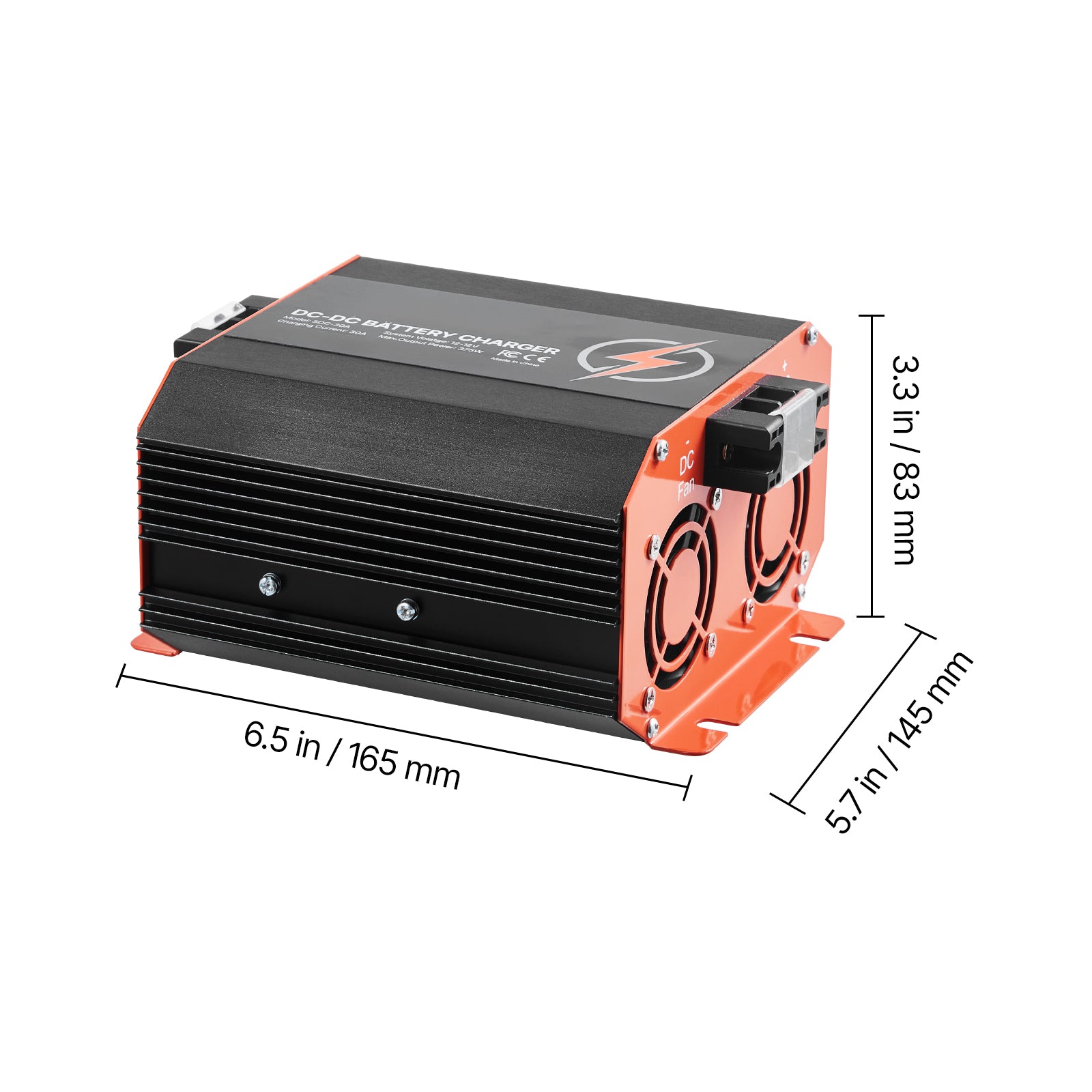 12V 30A DC to DC Charger Battery Charger 375W for Lead-Acid and Lithium AGM GEL