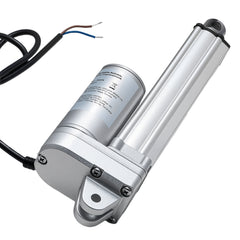 12V Linear Actuator, 4 Inch IP65 Waterproof Linear Actuator, 675lbs/3000N 0.2"/s Motion Actuators with Mounting Brackets for Outdoor Use