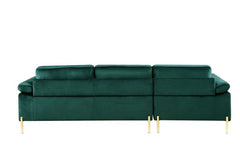 Emerald Velvet Sofa