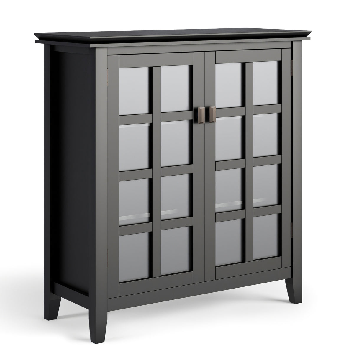 Artisan 38 inch Wide Solid Wood Medium Storage Cabinet in Black