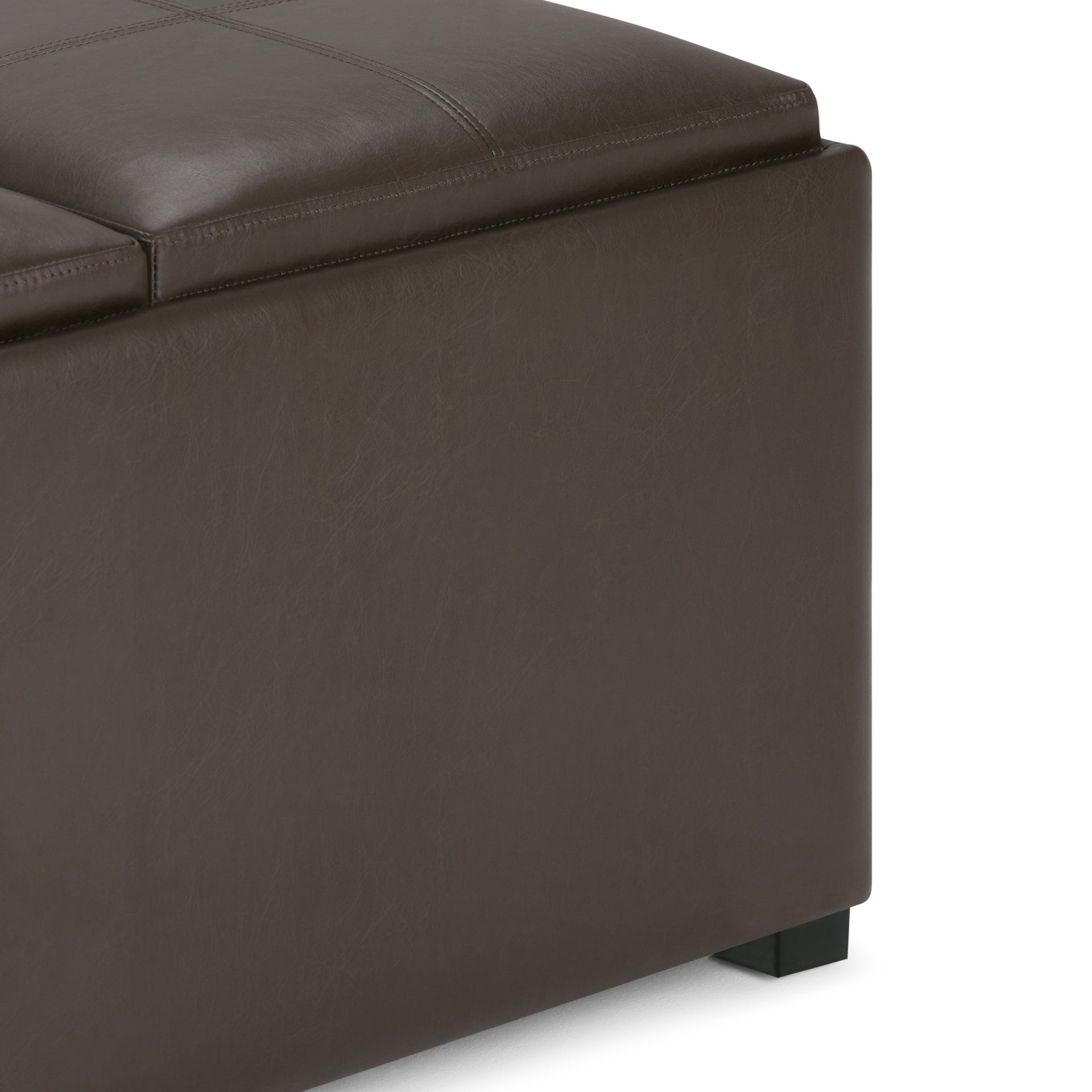 Avalon Square Coffee Table Storage Ottoman