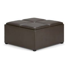 Avalon Square Coffee Table Storage Ottoman