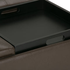 Avalon Square Coffee Table Storage Ottoman