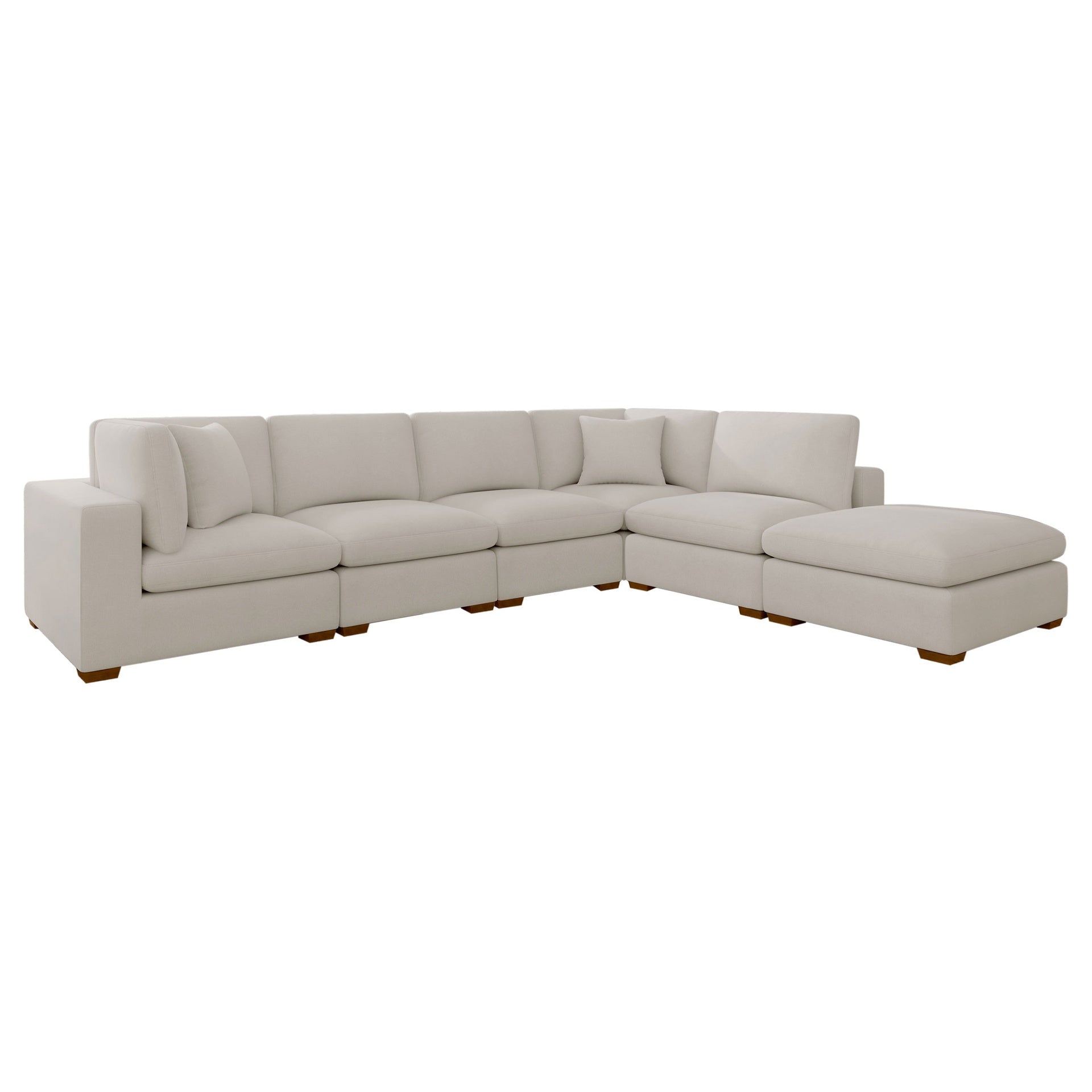 Ridgemont Ivory 6-piece Sectional Sofa