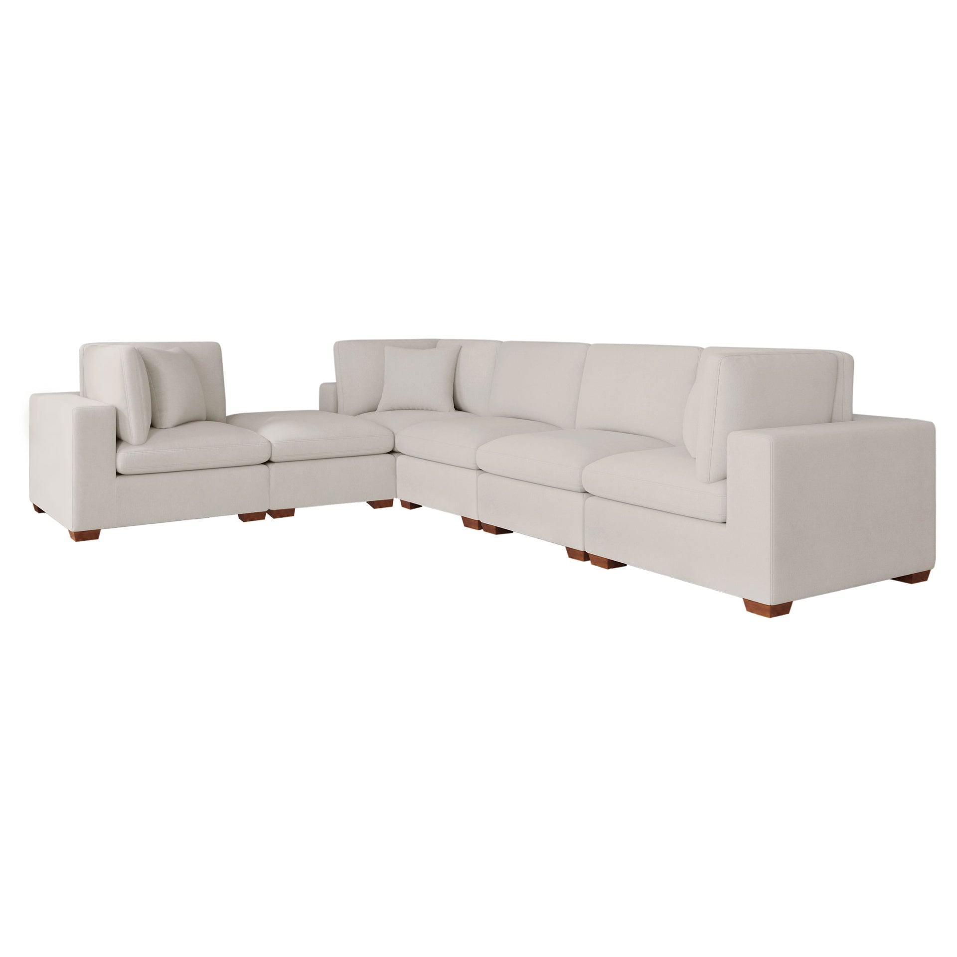 Ridgemont Ivory 6-piece Sectional Sofa