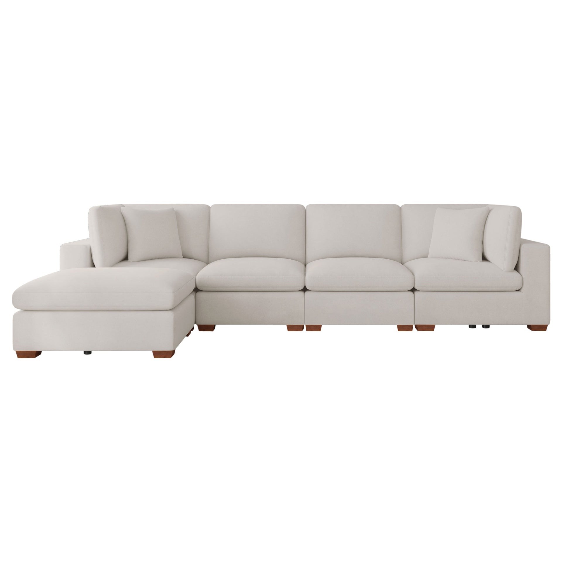 Ridgemont Ivory 5-piece Sectional Sofa