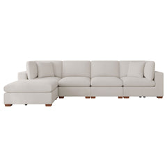 Ridgemont Ivory 5-piece Sectional Sofa