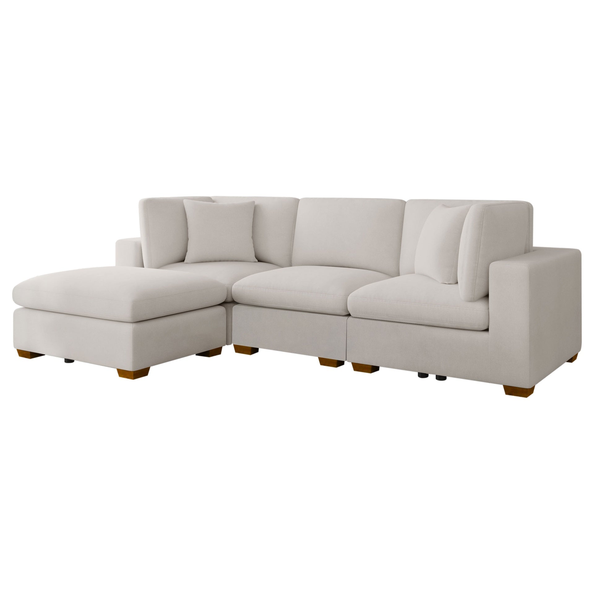 Ridgemont Ivory 5-piece Sectional Sofa