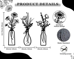 Metal Wall Decor Set (Set of 3)