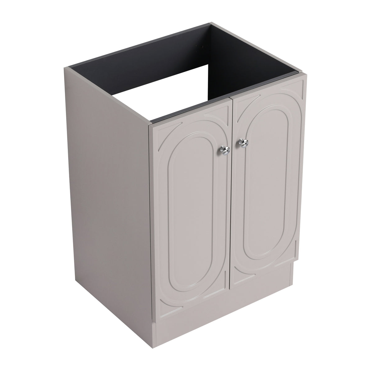 24" Freestanding Bathroom Vanity & 2 Soft-Close Cabinet Doors (KD-Packing)-Excluding Sink