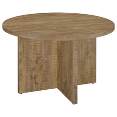 Larrabee Mango Brown Round Dining Table