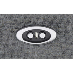 Divine Charcoal Upholstered Power Sofa
