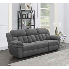 Divine Charcoal Upholstered Power Sofa