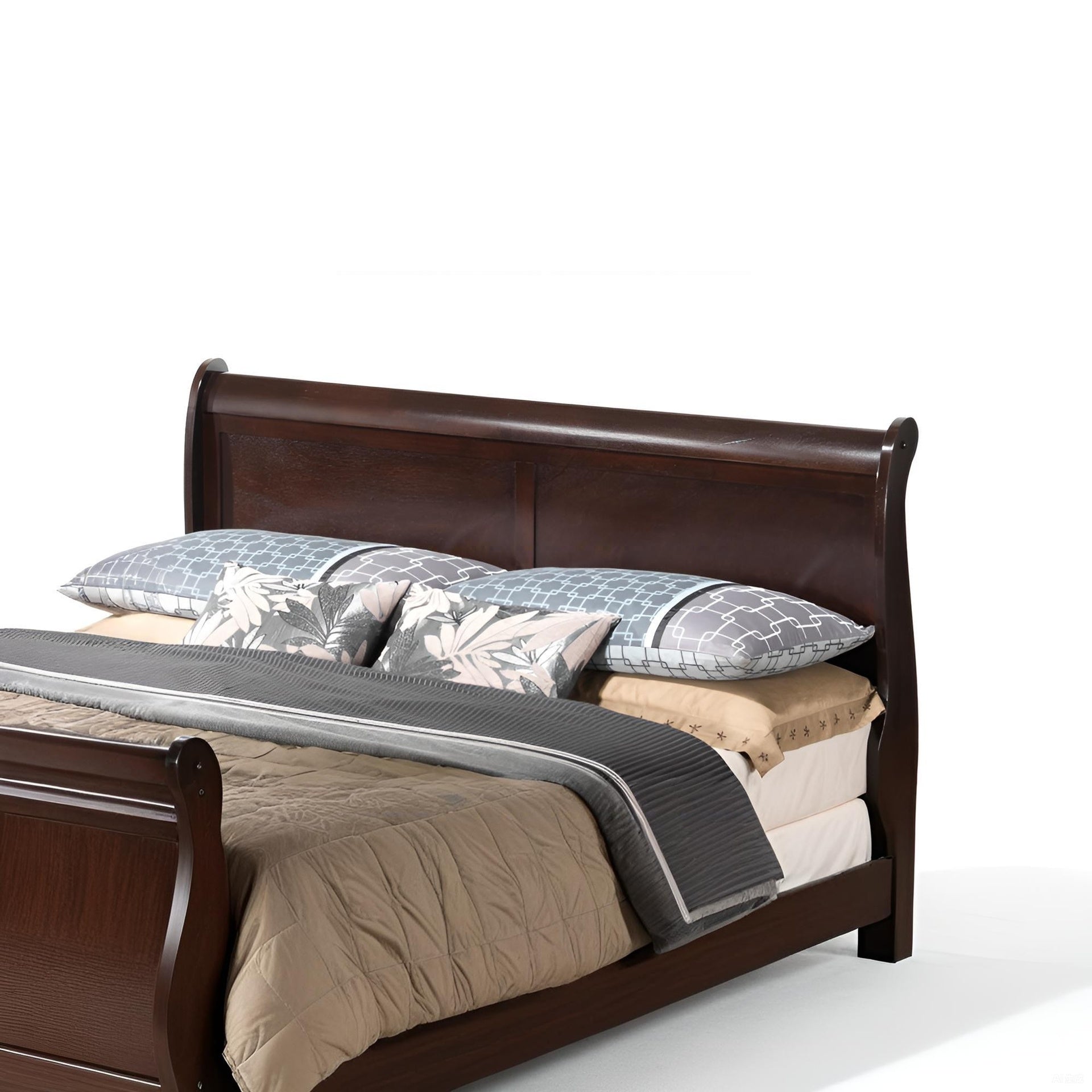 Louis Phillipe G3125A-QB Queen  Bed , Cappuccino