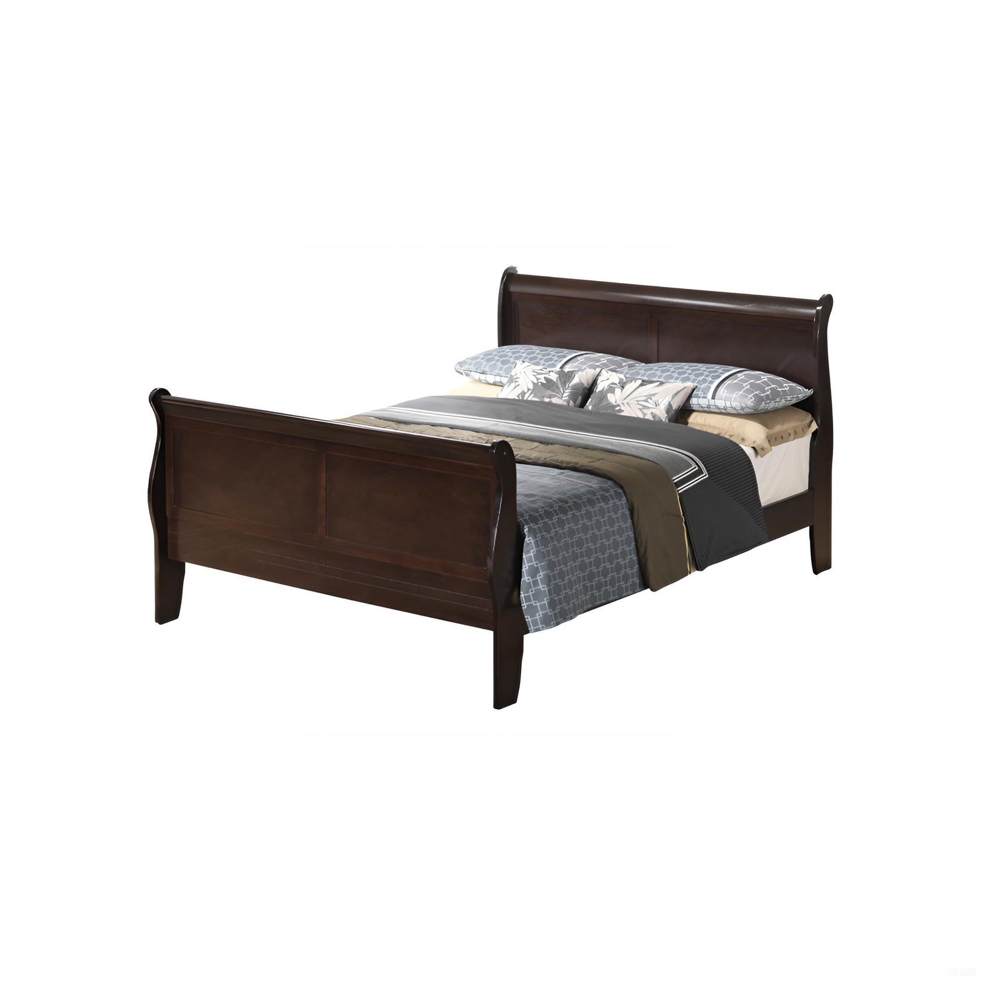 Louis Phillipe G3125A-QB Queen  Bed , Cappuccino