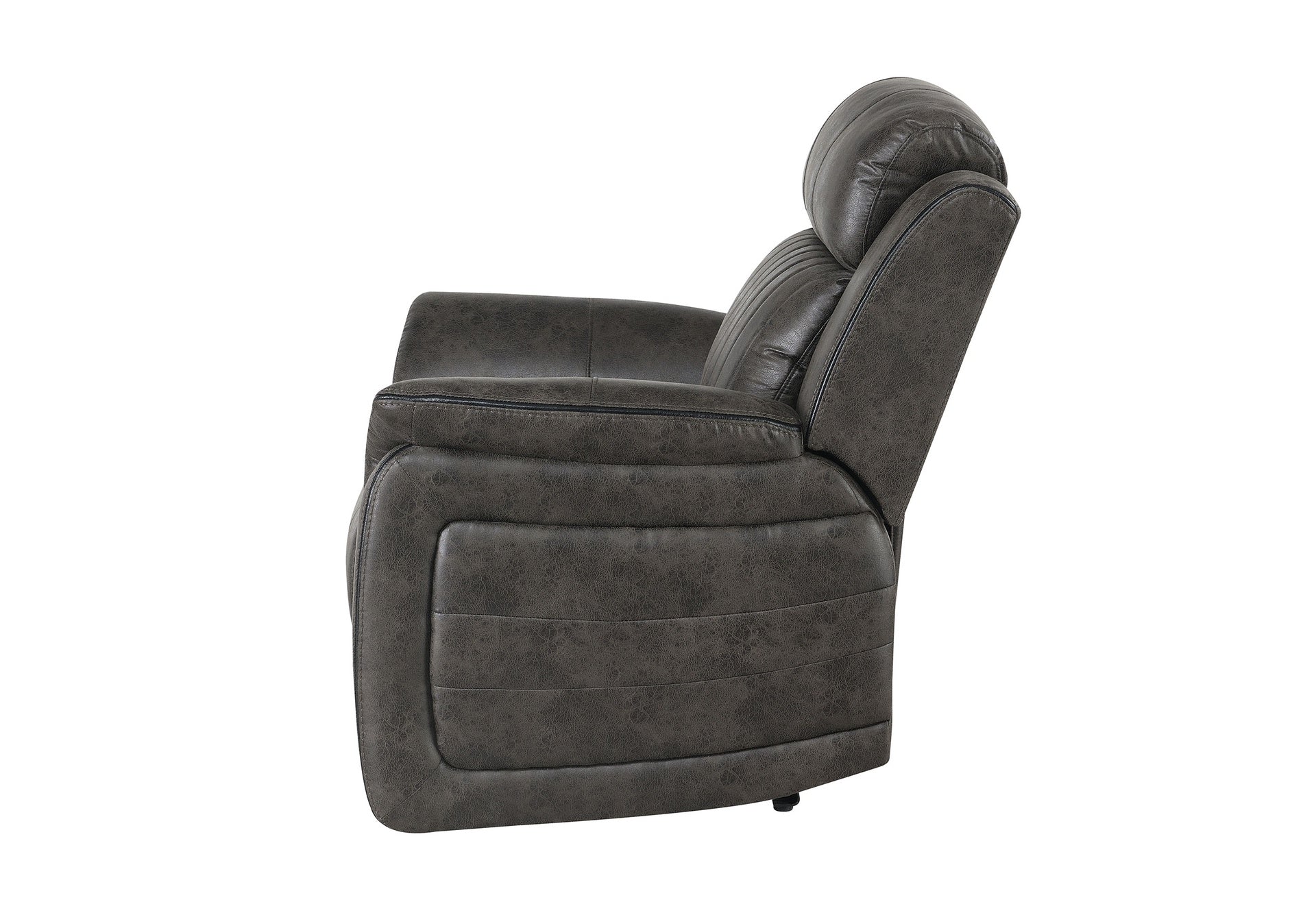 STEBAN GREY GLIDER RECLINER