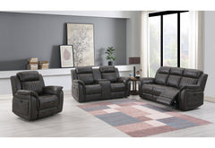 STEBAN GREY GLIDER RECLINER