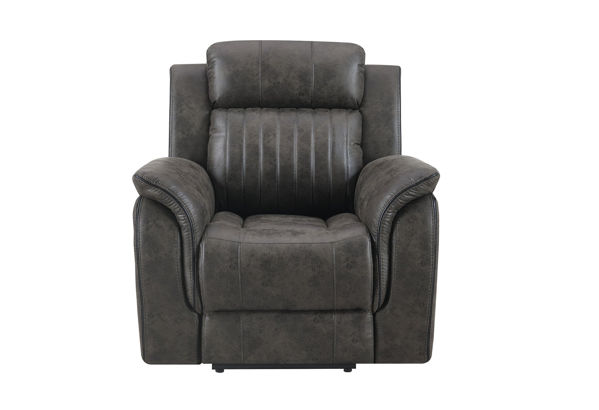 STEBAN GREY GLIDER RECLINER