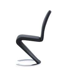 MARCUS HORSESHOE BLACK DINING CHAIRS (KIT OF 2)