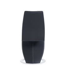 MARCUS HORSESHOE BLACK DINING CHAIRS (KIT OF 2)