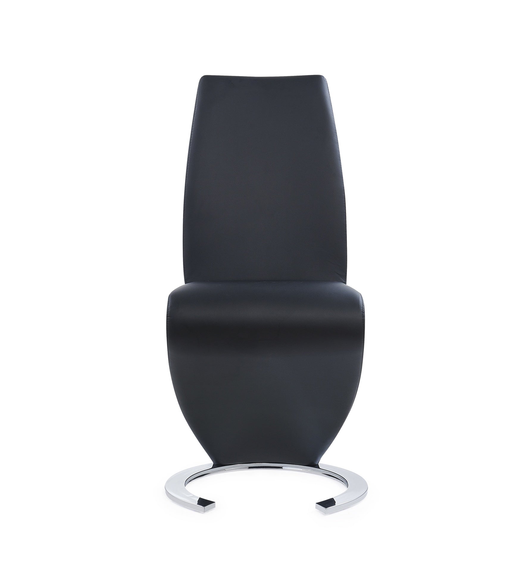 MARCUS HORSESHOE BLACK DINING CHAIRS (KIT OF 2)