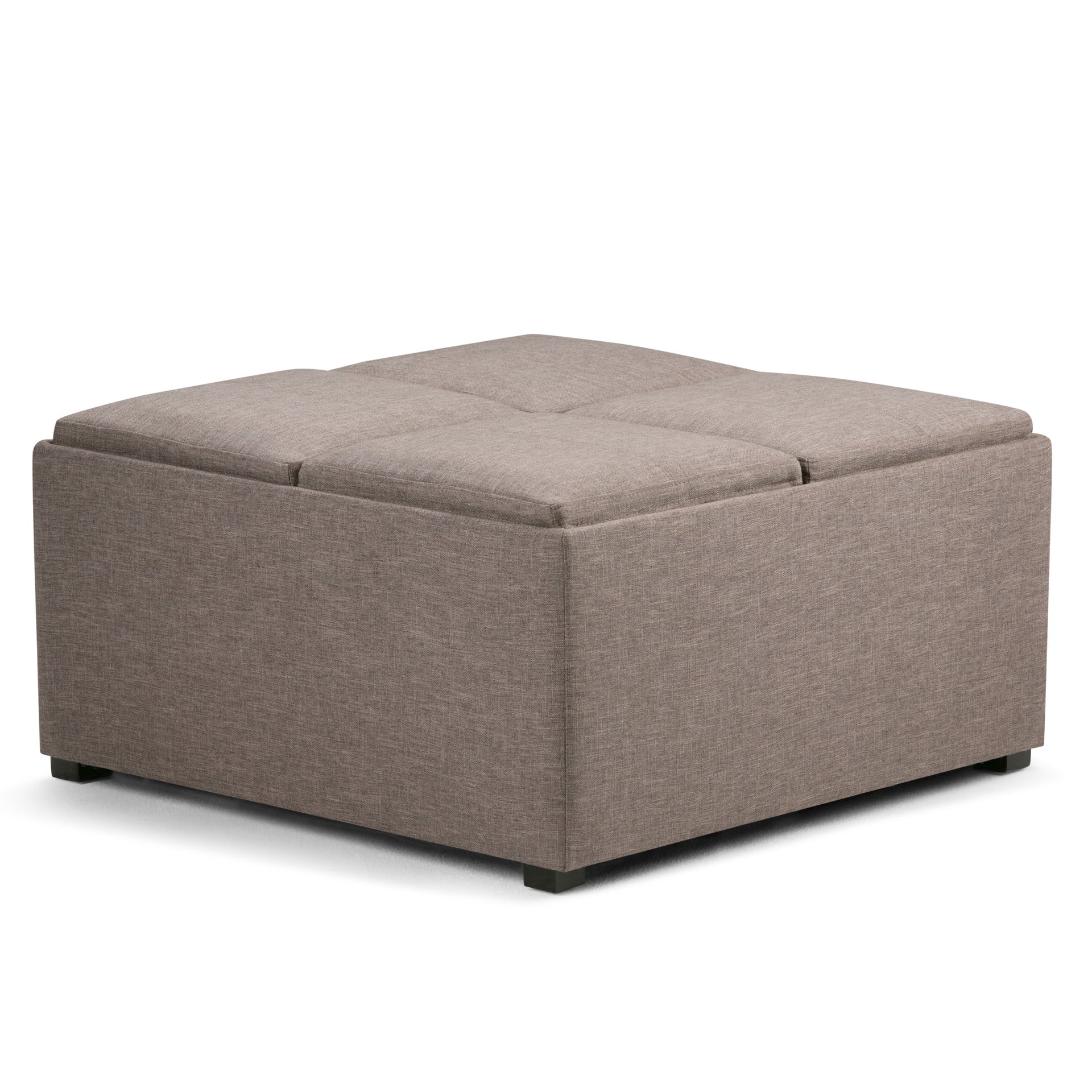 Avalon Square Coffee Table Storage Ottoman