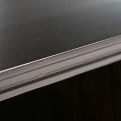 Amherst 57 inch Wide Solid Wood 8 Cube Storage Sofa Table in Hickory Brown