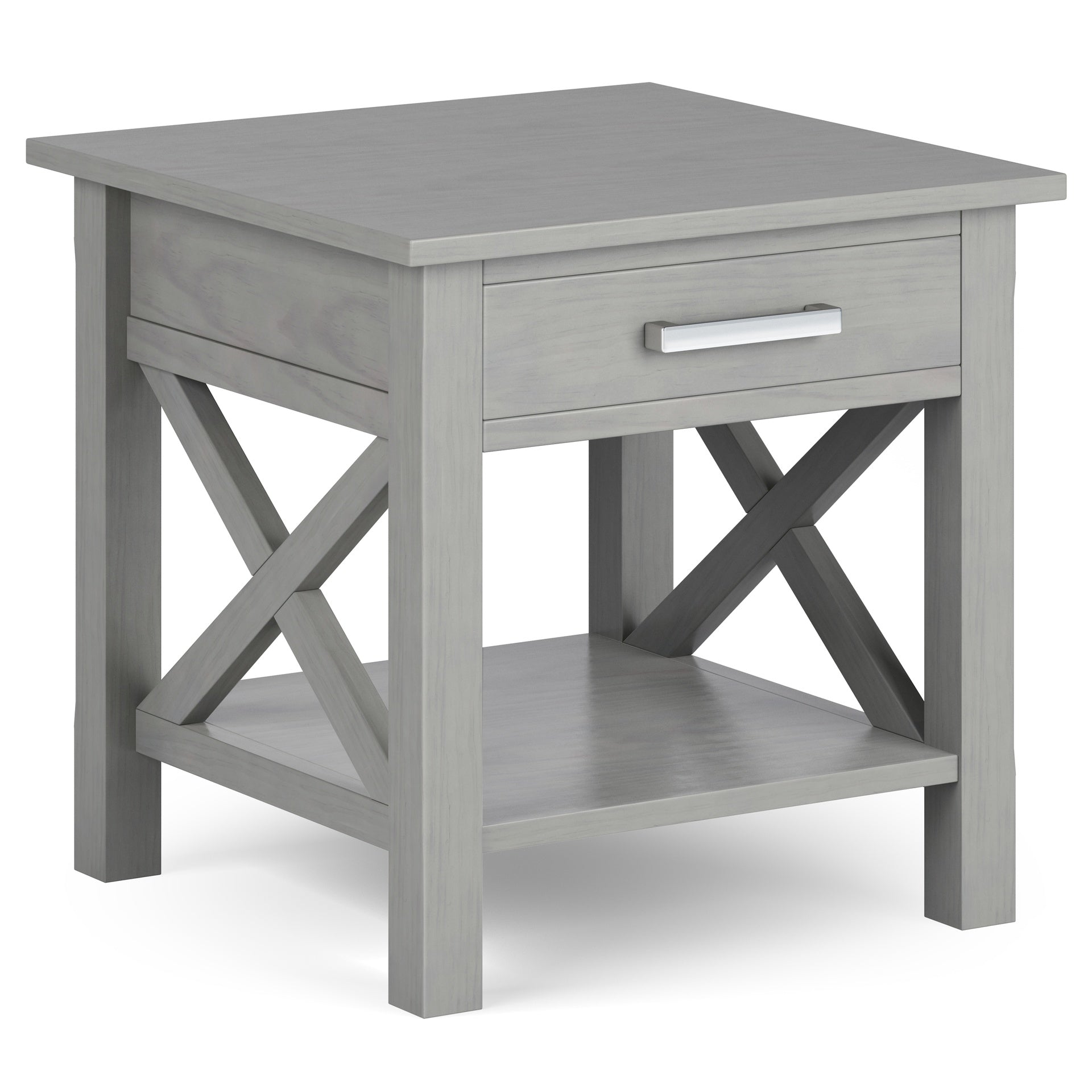 Kitchener - End Table - Fog Grey