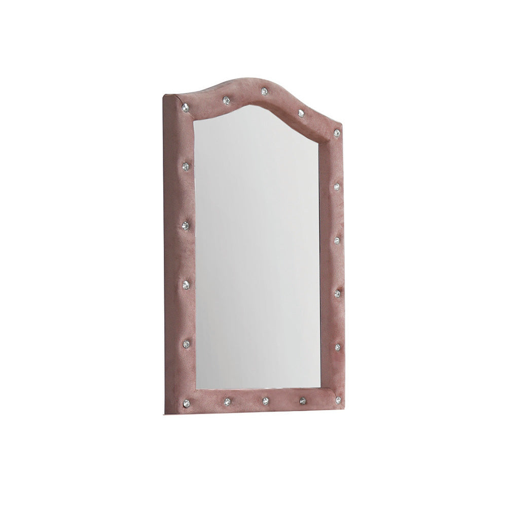 Reggie Pink Fabric Mirror