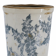 5.3x5.3x9.6" Flower Vase with Wide Mouth