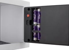 Secure Safe With Key And Password Money Home Safe, 0.23 Cubic Feet Small Safe, Mini Storage Cabinet, Suitable For Home Use, Can Store Money, Documents, And Valuable Items