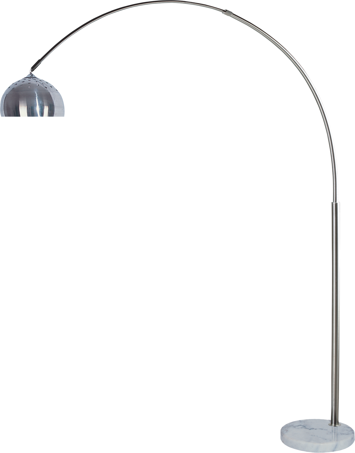 81"H STEEL MODERN ARCH FLOOR LAMP