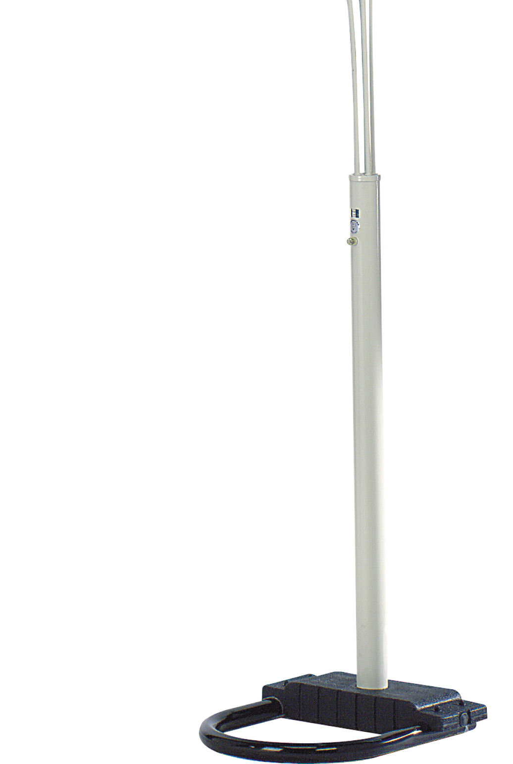 84"H WHITE 5-HEAD CAP STYLE FLOOR LAMP (1PC/CTN) (2.24/33.97)