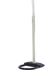 84"H WHITE 5-HEAD CAP STYLE FLOOR LAMP (1PC/CTN) (2.24/33.97)