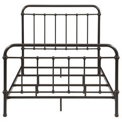 Olaleye Dark Bronze Metal Spindle Full Panel Bed