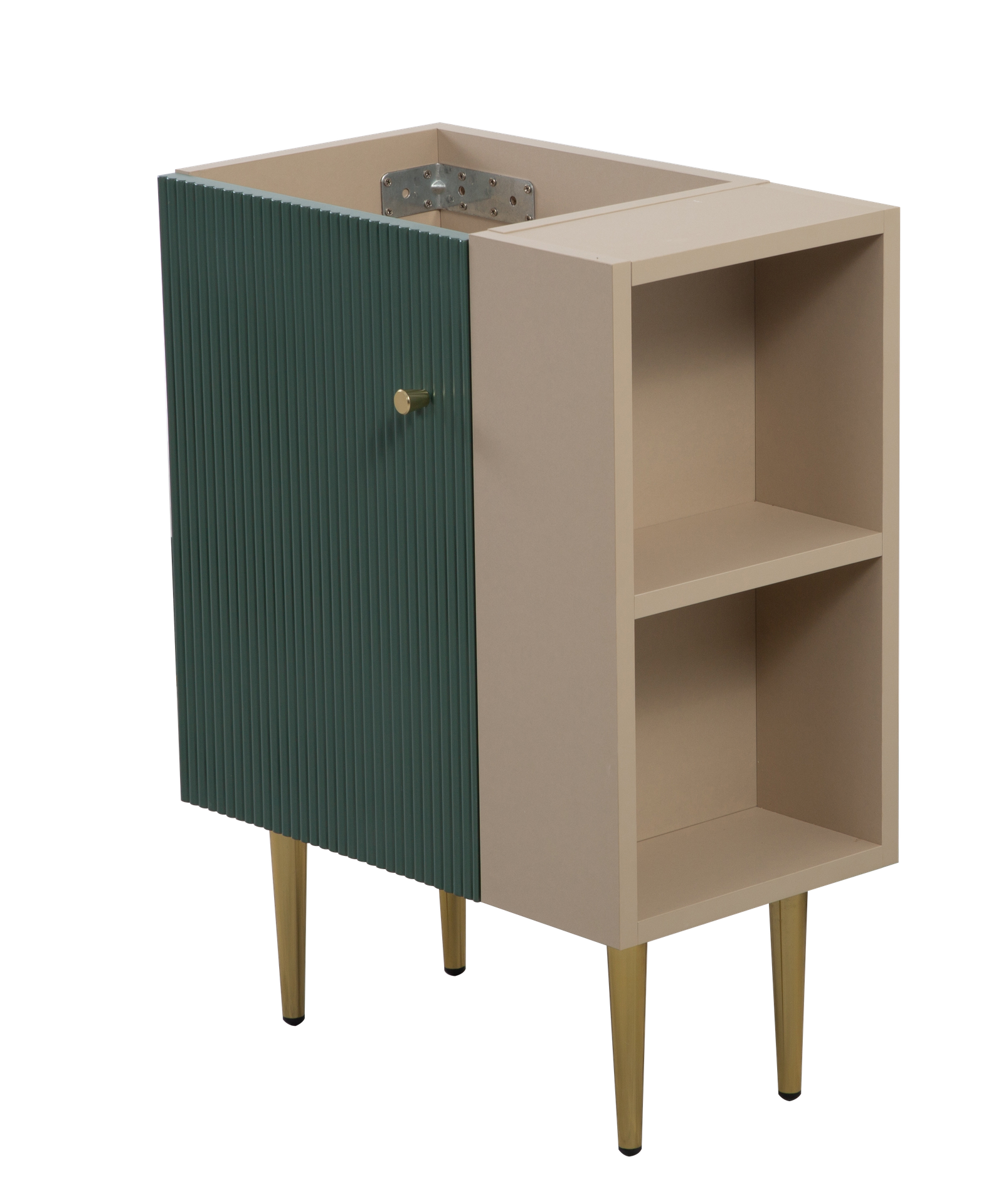 21.6" Vanity Base Only, Open Shelf on the Right, Green 24V06-21LVR-W1920P385635