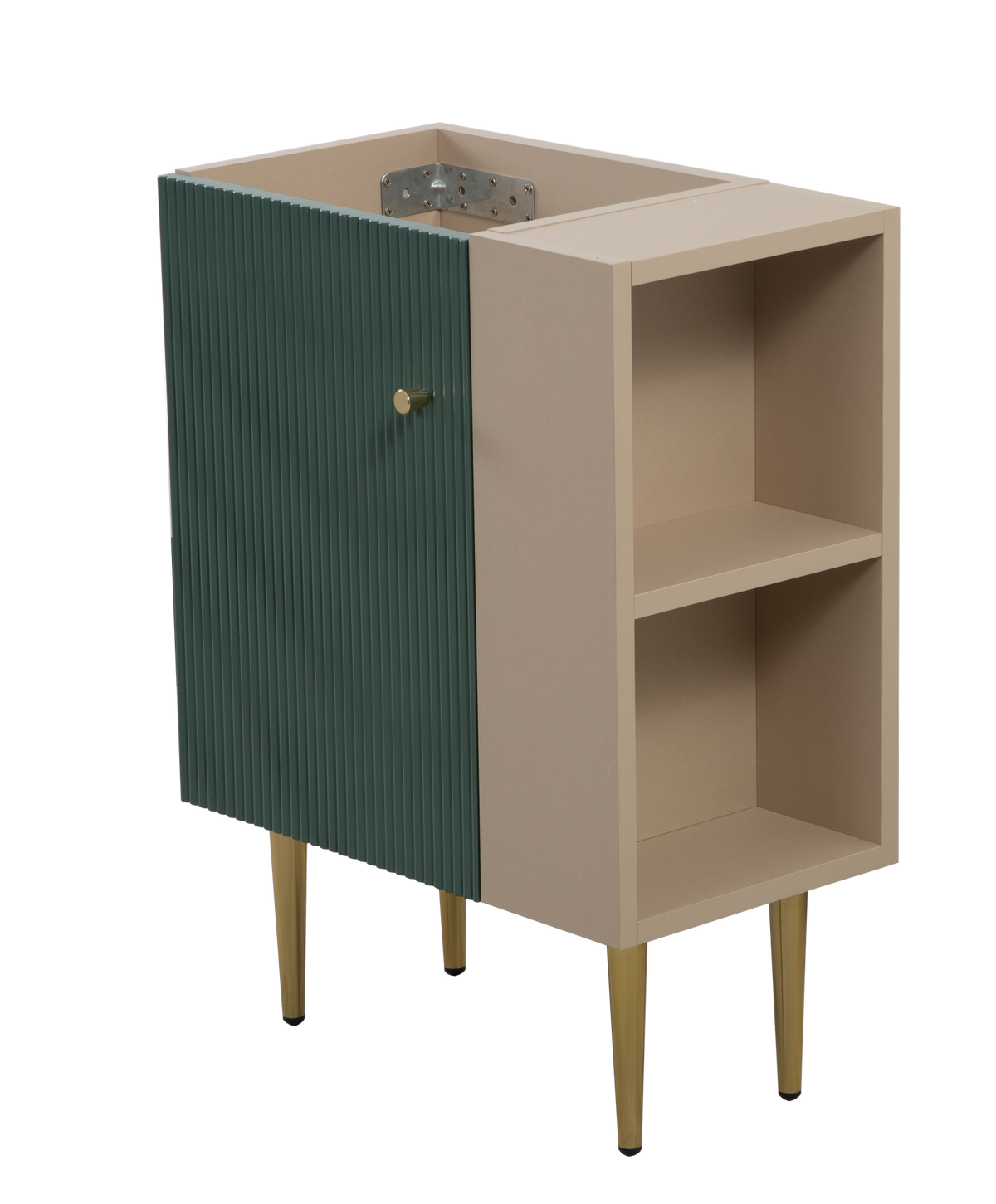 21.6" Vanity Base Only, Open Shelf on the Right, Green 24V06-21LVR-W1920P385635