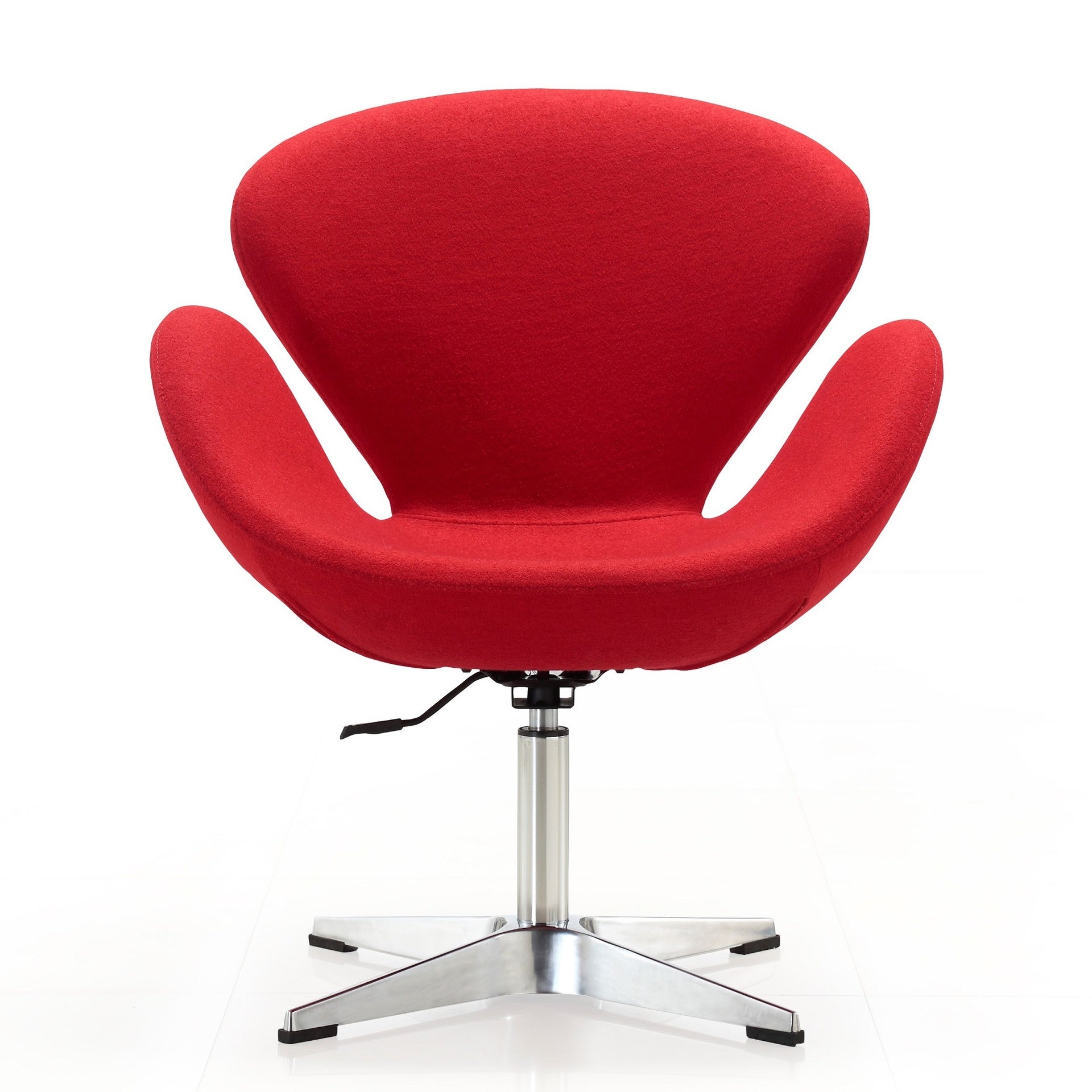 Swivel Lounge Chair in Red