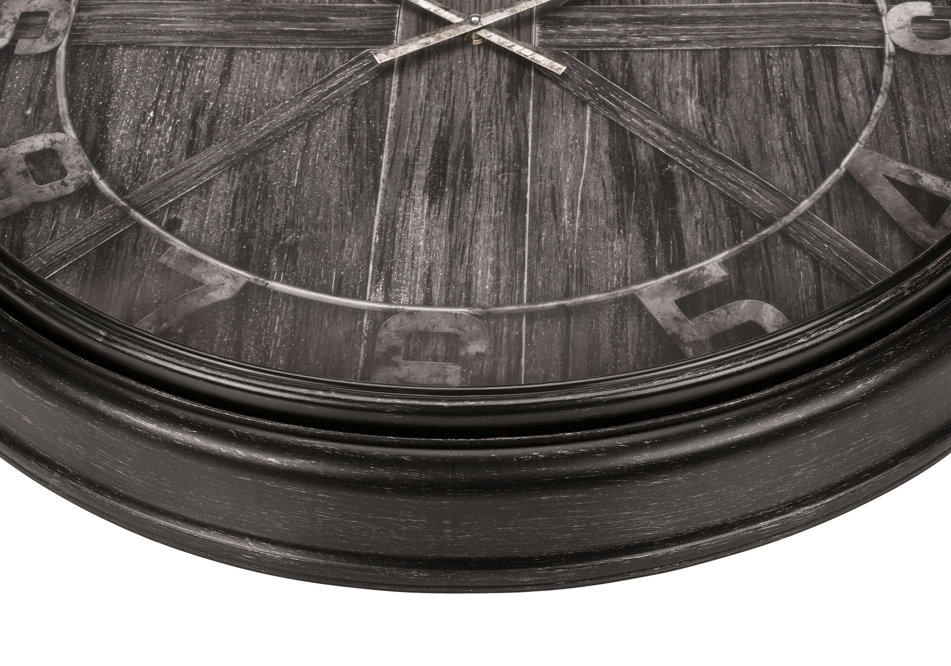 Clocks, 30" Round, Large Oversized, Wall Clock, Brown, Transitional