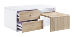 White High Gloss 4-Drawer Coffee Table