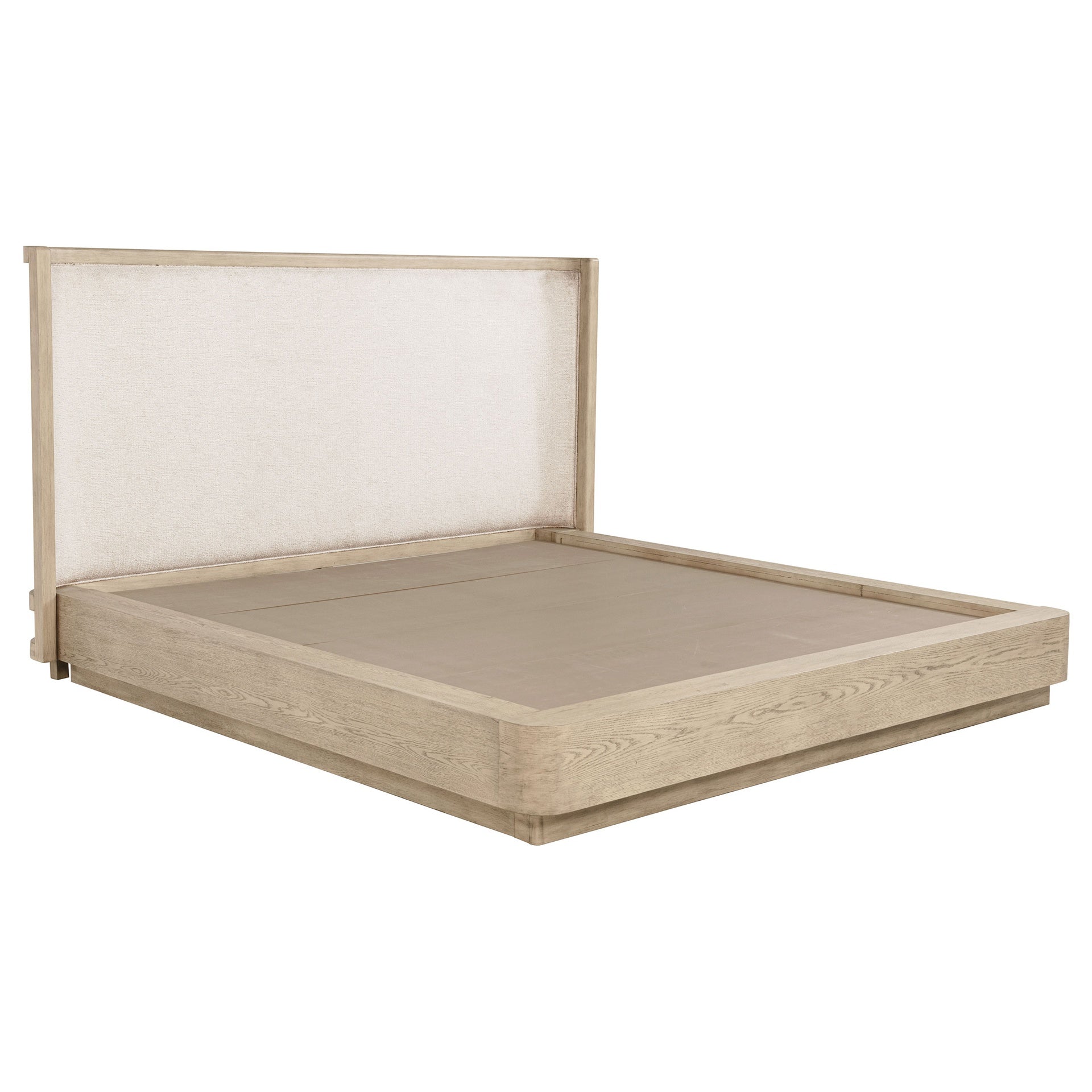 Kimpton Beige Oak Queen Wingback Bed