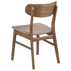 Whisten Walnut 5-piece Solid Wood Dining Set