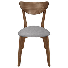Shorna Grey and Natural Walnut 6-piece Dining Set