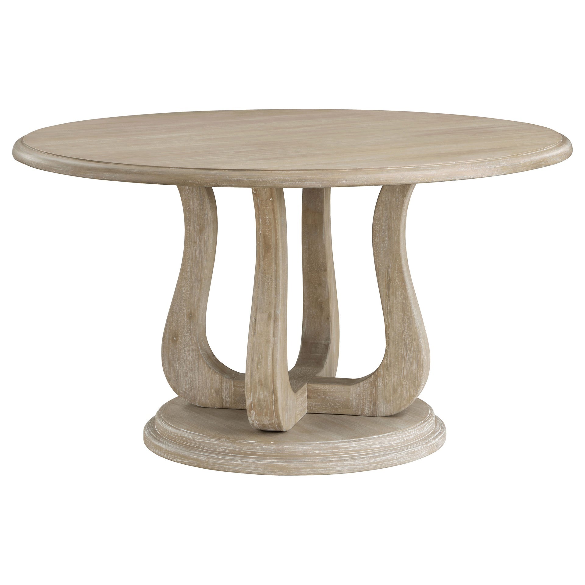 Rodota White Washed 5-piece Round Dining Table Set