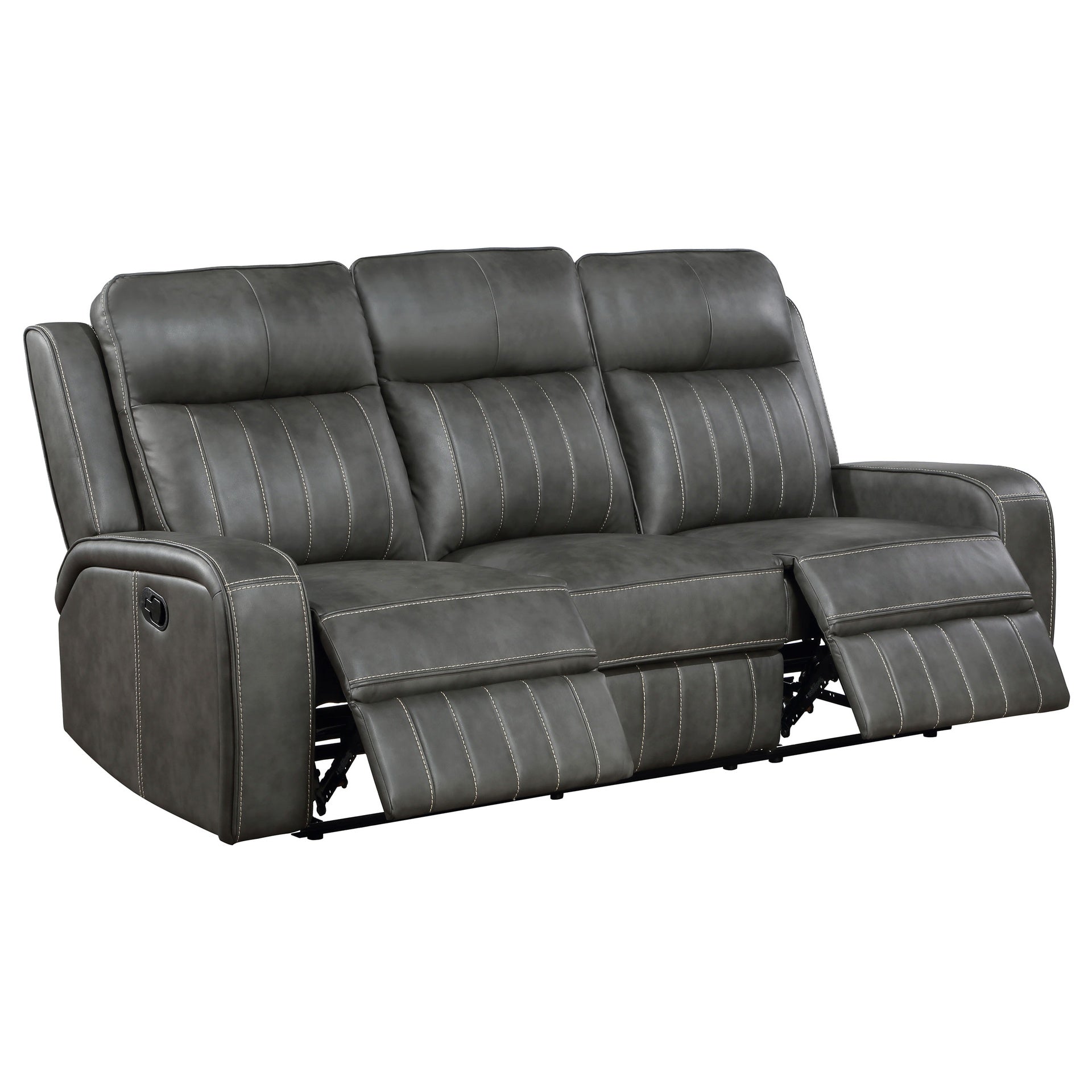 Forrest Grey Motion Reclining Sofa