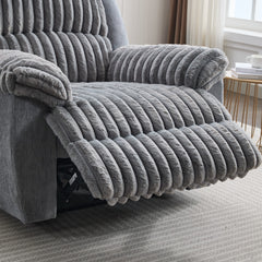 CC P28 Power reclining chair Fabric  two tones grey 2ctns
